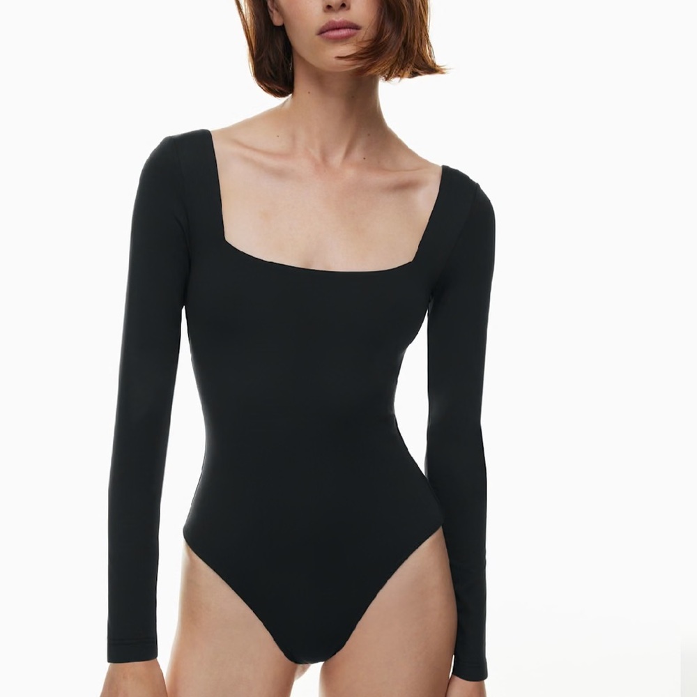Babaton Women's Black Long Sleeve Bodysuit - Size XS